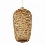 Factory supply cheap custom double layer bamboo cage pendant light outdoor/indoor chinese lantern