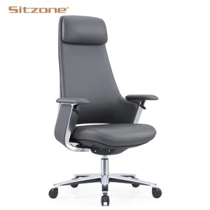 Factory Wholesale Adjustable Swivel Ergonomic Design Office Chair Boss CEO Executive Luxury Office Leather Chair