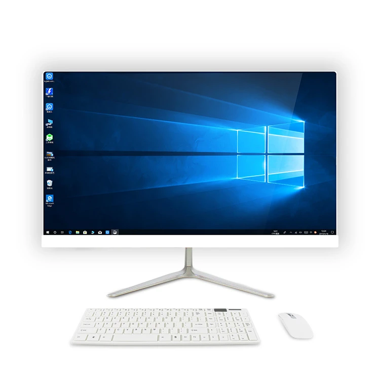 Factory wholesale core i3 21.5" all in one pc white desktop computer