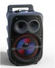 Factory wholesale Single 8 inch Audio With LED Lights Professional Portable Blue tooth Party Sound Handhled Speaker Box