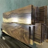 Factory wholesale South American walnut natural edge stair treads