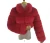 Import Fake fox fur jacket with stand collar Faux fox fur long sleeve women faux fur coat from China