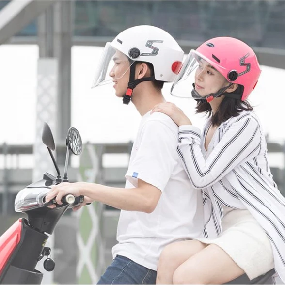 Fashion Design Half Face BlueTooth Motorcycle Helmet,Waterproof ABS/PP/EPS High Quality Safety Helmet For Citycoco Scooter