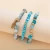 Import Fashion  Glass Bracelet Imitate Crystal Plating Bracelet Jewelry Accessories for Women from China