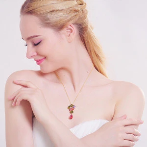 Fashion Multicolor Stone Jewelry Sets AAA Cubic Zirconia Bracelet Pendant Necklace Earring Set