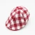 Import fashion spring and autumn children baby two tone plaid 100% cotton ivy cap from China