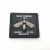Import Fashion vogue rectangle small customized bee metal logo leather patch labels for garment from China