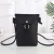 Fashionable leather cell phone cross body bag wallet multifunctional with cute buckle with strap for women mobile phone bags