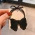 Import Fashionable velvet hair ties ins Bowknot Girls Hair Ties Ponytail Rubber Band Headwear Decoration Material from China