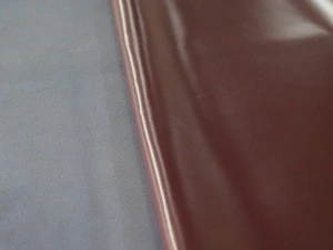 Finished leather embossing fabric for making bags made in japan