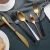 Import Flatware cutlery set, Wedding cutlery, gift cutlery set 18/10 stainless steel black cutlery from China