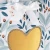 Import Flower Print Wedding Bags Paper Gift Bags With Heart Window Gold Heart Ribbon Handle For Weddings Engagements Bridal Showers from China