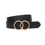 FM brand chinese factory wholesale fashion woman plain belt custom logo 100% pu leather lady belts for women lady