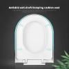 FN pp materials round shape soft close  toilet seat cover