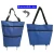 Import Folding shopping trolley bag with 2 wheels/shopping bag with wheels vegetable bag from China
