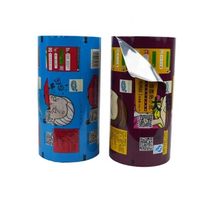 Food grade packaging metalized customized printed plastic roll film