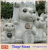 Fortune cat stone statues and sculptures on sale
