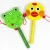Import FQ brand wholesale custom packing cartoon rattle ball toys wooden baby rattle from China