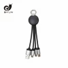 free LOGO printed multi cable usb 4 in 1 phone charging cable