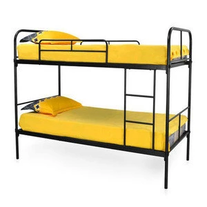 Free Sample Metal frame solid wood board deck student bunk bed