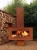 Import Freestanding Corten Steel Wood Fireplace from China