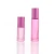 Import Frost Pink Glass Essential Oil Roller Bottles 5ml 10ml With Stainless Roller Ball from China