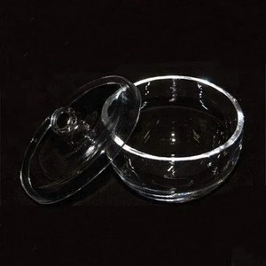 Fused Silica Quartz Crystal Glass Ceramic Crucible For Melting