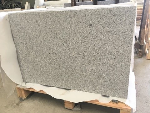 G603 grey granite slab flamed finishing tiles for paving