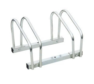 Galvanized Steel Bicycle Parking Rack for two bikes