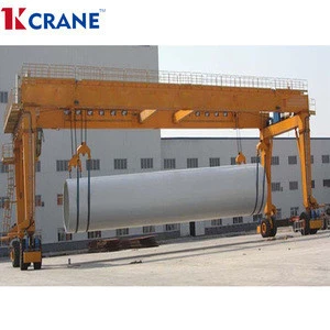 Gantry crane price container Rubber Tyre Mobile Traveling Crane
