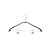 Import Garment PVC Coated Metal Suit Hanger With 2 Clips For Clothes Suit Hanger from China