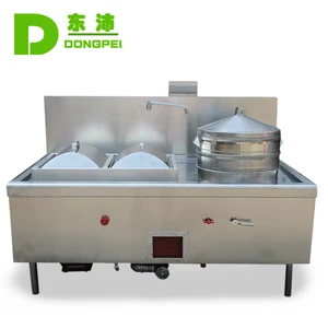Gas/Diesel/Vapour Commercial turbo rice roll steamer,Steam Rice roll machine for breakfast cooking