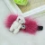 Import Girls Hair Clip Hair Accessories Gift Artificial Rabbit Fur Ball Clips Hair Band Clip Ponytail Holder from China