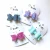 Import Glitter Hair Bow Clips for Kids,Soft Leather Bow Hairgrips for Baby from China