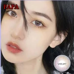 Glitter Luxury Color Contact Lenses Popular Glasses Soft Eyewear Papa