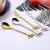 Import Gold Stainless Steel Spoon Creative Branch Leaf Spoon Fork Coffee Stirring Spoon Christmas Gift Kitchen Accessories Tableware from China