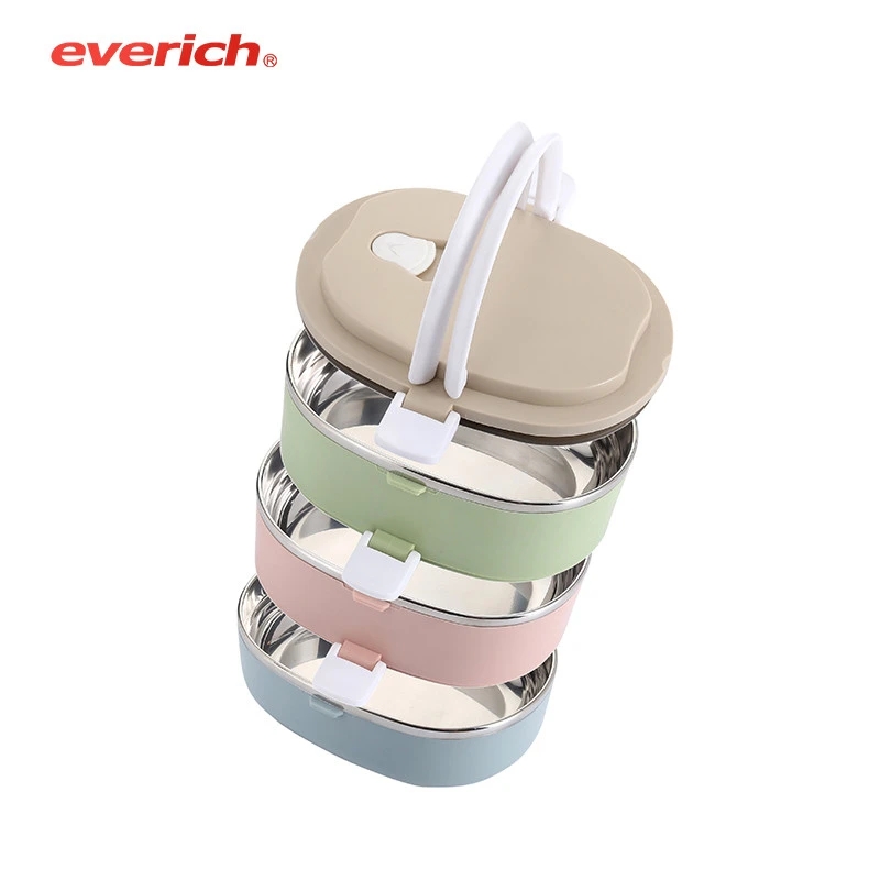 Good Grips Leakproof Three Layers Food Storage Lunch Container Bento Box Storage Boxes &amp; Bins Eco-friendly Plastic CLASSIC 1-3L