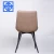 Import Good quality cheap PU leather fabric metal tube chrome modern style high back dining chair from China