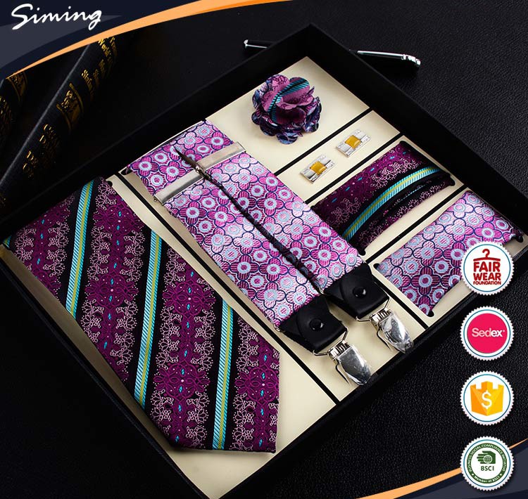 Good quality hand made luxury fashion designable ready man necktie gift men&#x27;s tie set