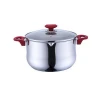 Good Quality S/S 10-PC Cookware Set with Double Spouts on Pots
