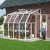 Import Green Modern home design hobby aluminium polycarbonate garden greenhouses for sale from China
