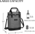 Import Grey 6 Bottle Wine Cooler Bag Insulated Padded Portable Versatile Wine Carrier Tote Bag for Travel, Pecfect Gift from China