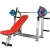 Import Gym Fitness  Power lifting Barbell Adjustable Bench Press Chair Training Rack Set Workout bench press rack from China