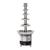 GZKITCHEN 6 Tiers Chocolate Fountain Stainless 5kg Commercial Party Chocolate Fountain Chocolate Waterfall 110V/220V/240V