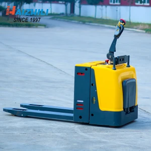 HaizhiLi Handling Equipment Battery Operated Electric Stepless Hydraulic Pump 2 ton Pallet Truck Jack
