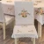 Import Hand embroidery chair covers spandex, Wedding Rosette White Chair Cover from China