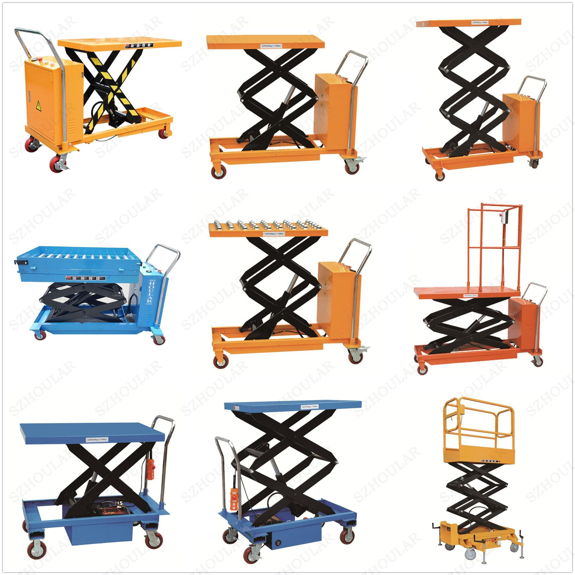 Buy Hand Lift Table Hydraulic Lifter With Caster Manual Lift Table With