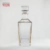 Hand made luxury high grade XO/brandy/whiskey/vodka unique glass bottle square