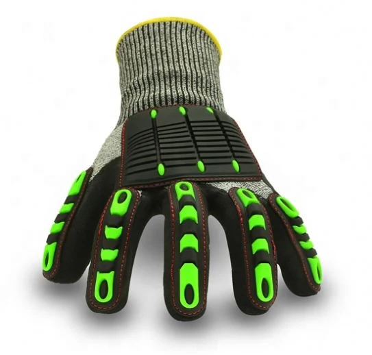 Hand Oil Industry Work For Construction Hand Mechanical Gloves Equipment