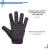 HANDLANDY Synthetic Palm Motorcycle Gloves Touch Screen Mechanic Gloves U-wrist Design Work Gloves Construction